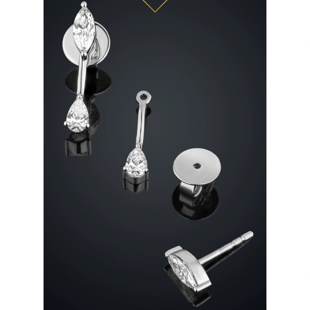 Pear Drop Stud