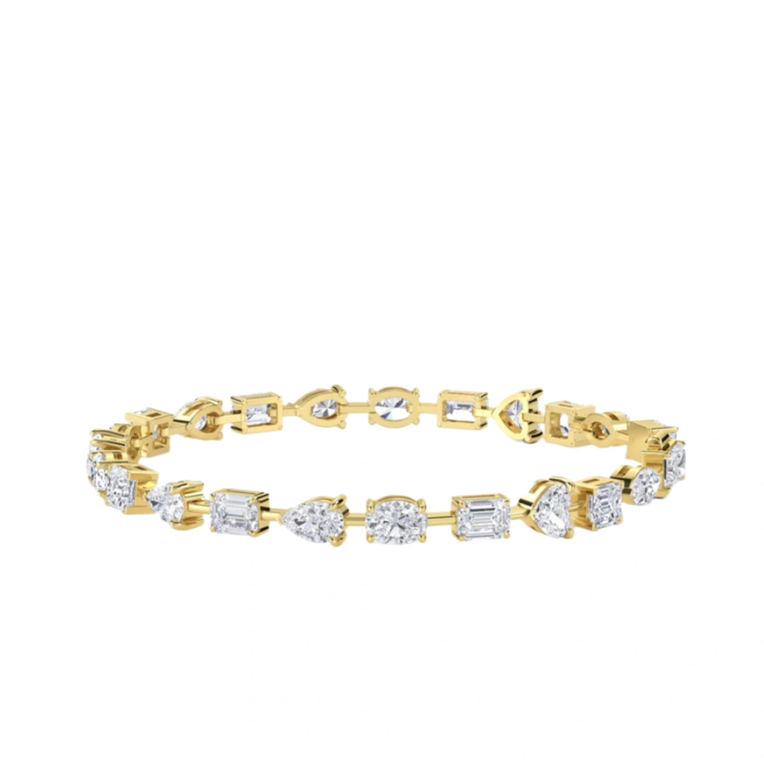 Freedom Fancy Shaped Diamond Bracelet