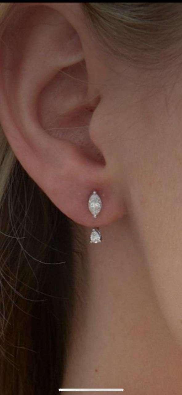 Pear Drop Stud